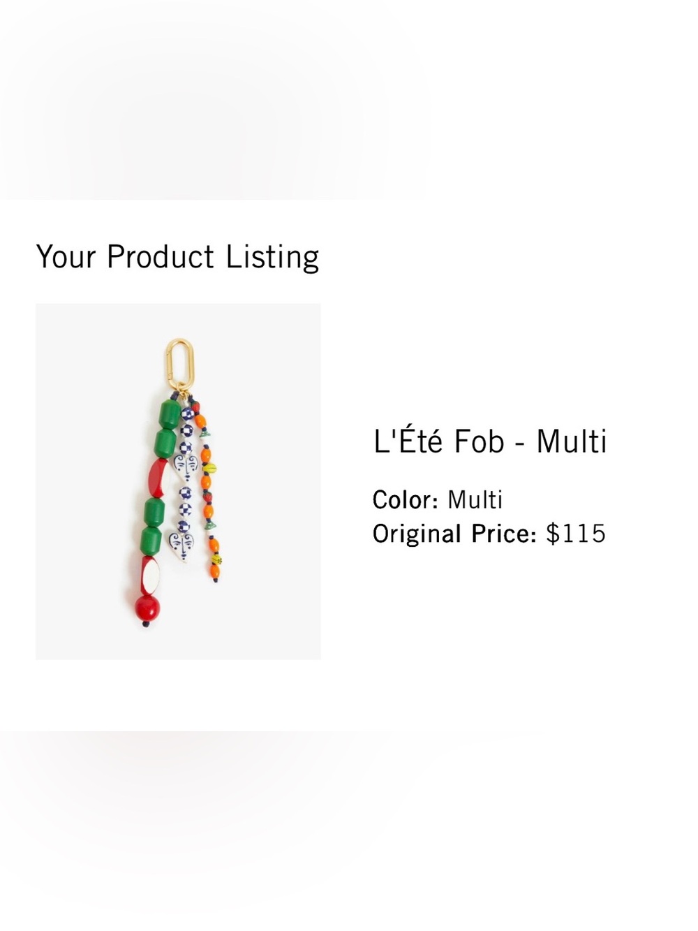NEW CLARE V L'ete Fob